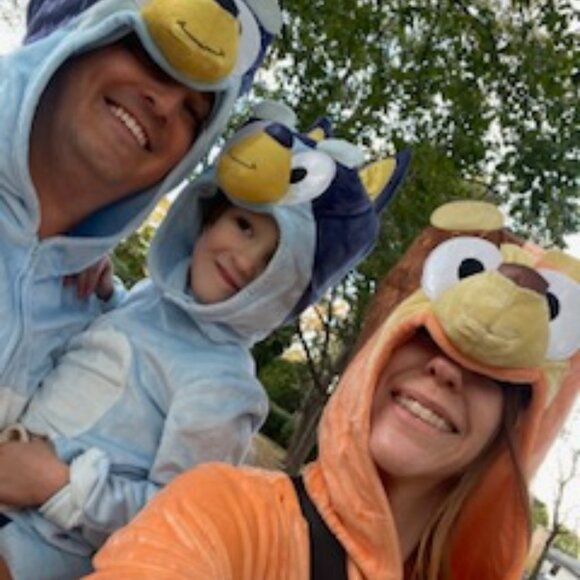 Adult Bingo Jumpsuit Costume - Bluey - Picture 2 of 4